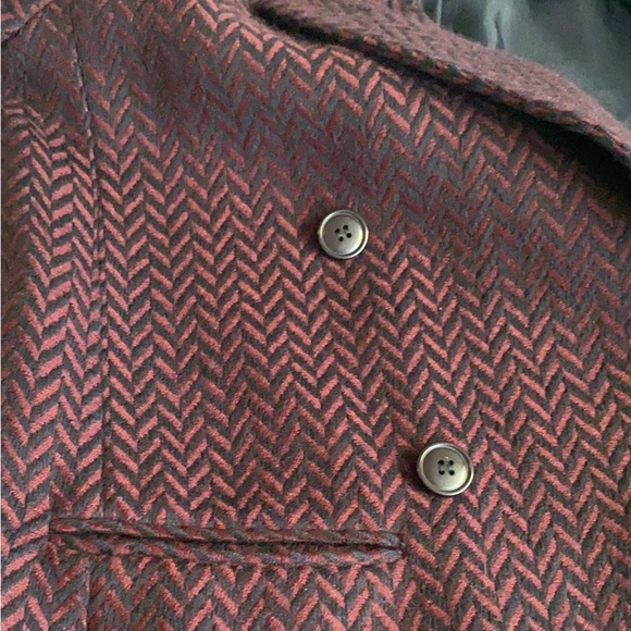 Vintage -Harve Bernard by Bernard Holtzman -Herringbone Tweed Blazer.Size Large - Picture 9 of 13